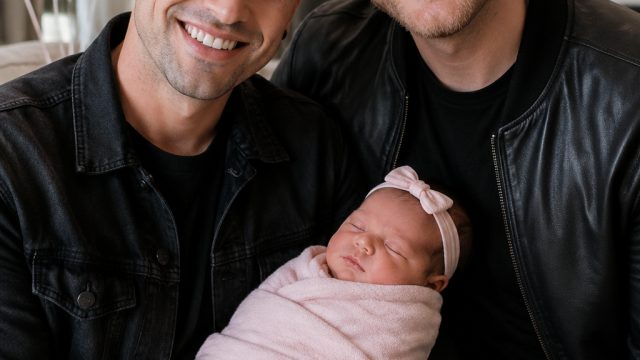 Scott and Mark Hoying Celebrate the Arrival of Their Baby Girl